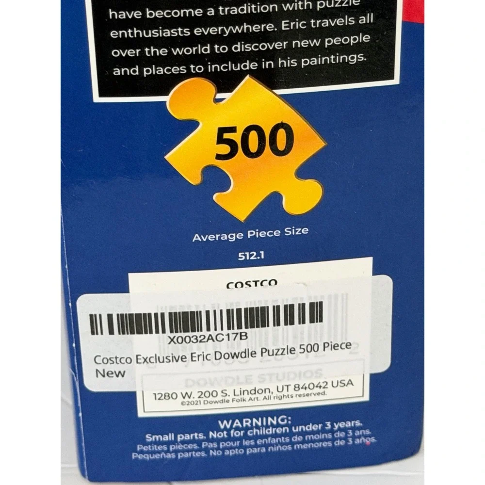 Dowdle Costco Wholesale The Treasure Hunt 500 Piece Jigsaw Puzzle Eric Dowdle